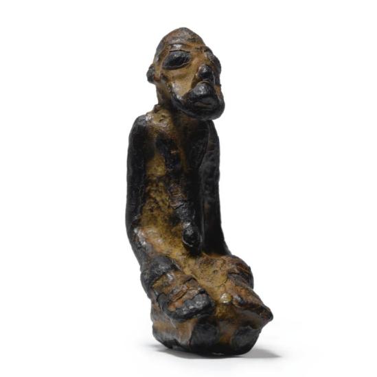 A SUPERB DJENNÉ BRONZE PENDANT, MALI