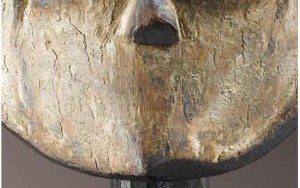 Particolare caolino del volto. Bocca Sgabello.