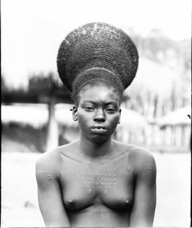 Amardi Woman at Okondo's Village in the Belgian Congo, Photograph byJames P. Chapin (1889-1964