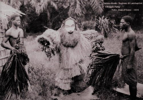 Fang Ritual in Lambarene, Gabon. Jean d'Esme 1931.