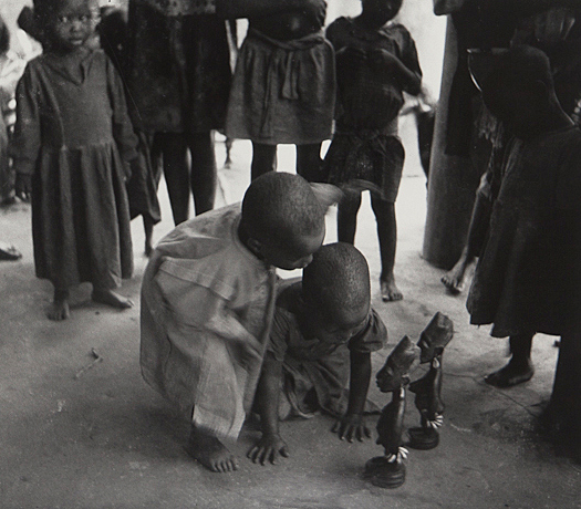 Also from the collection is the following photograph by Ulli Beier, from his Yoruba Children series.