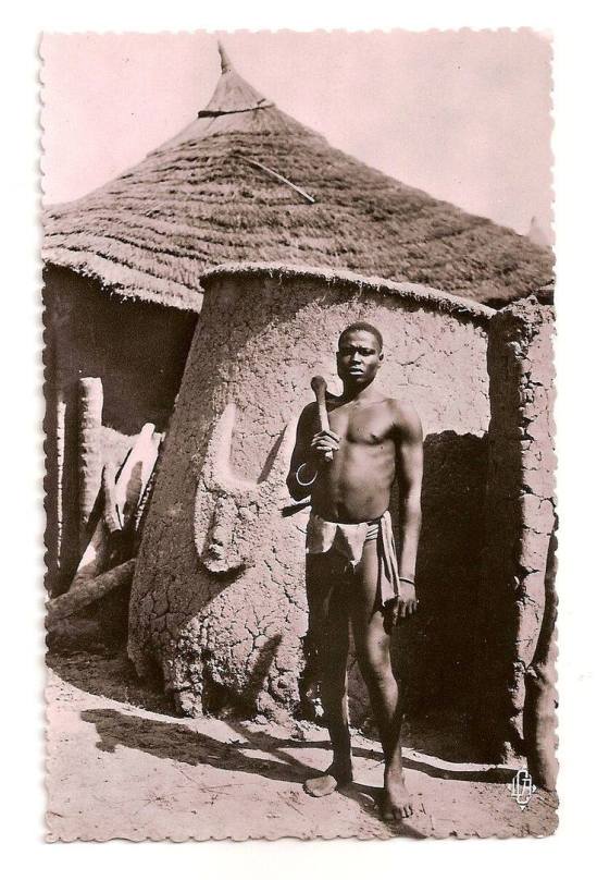 A Bamana Tribesman Poses Outside his Home, Mali, Circa 1930's